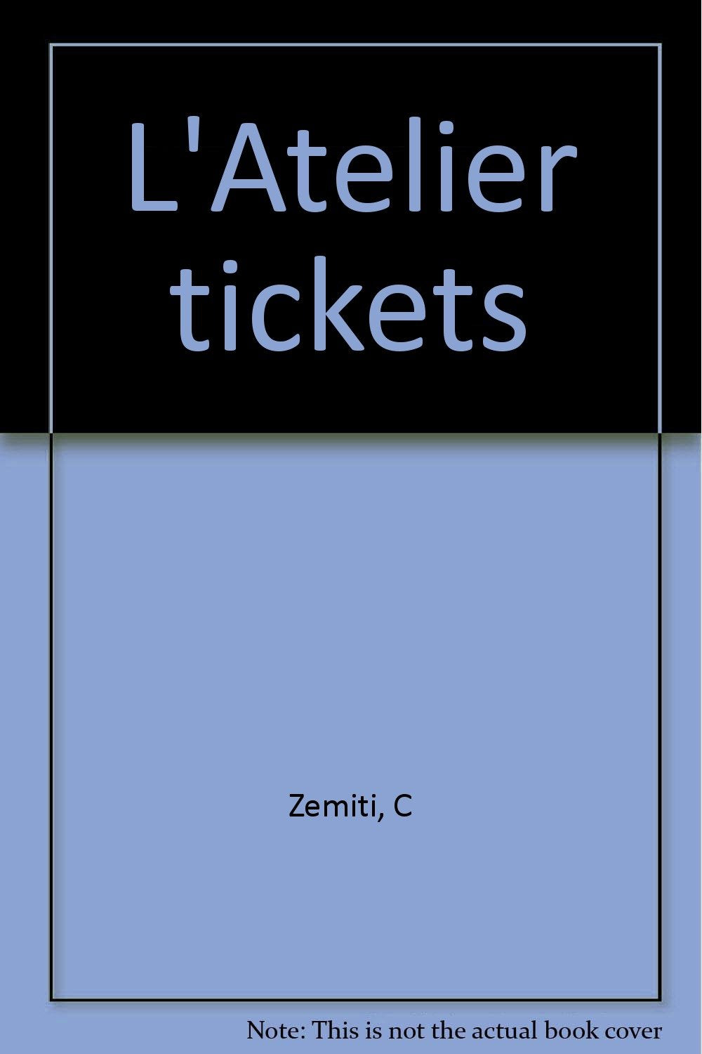L'Atelier tickets 9782215009771