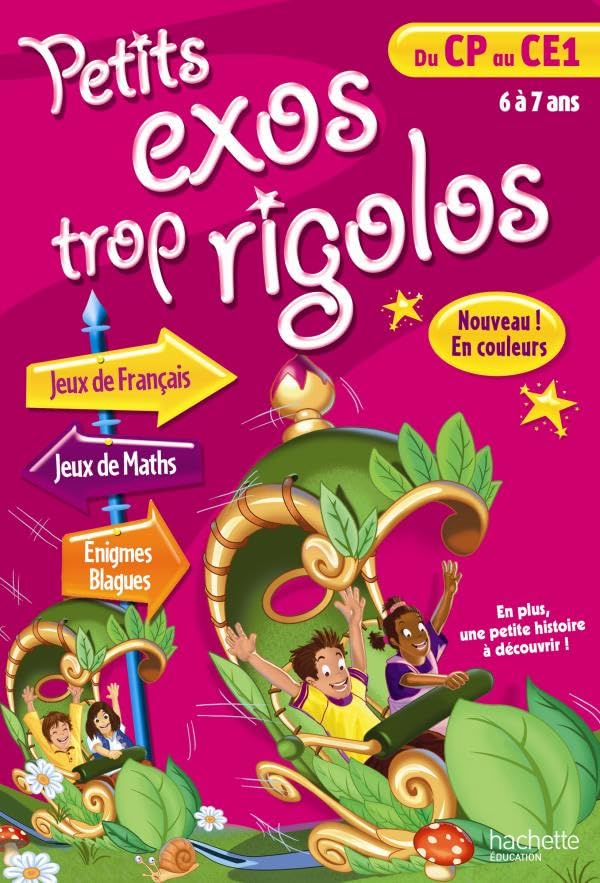 Petits exos trop rigolos - Du CP au CE1 - Cahier de vacances 9782011601094