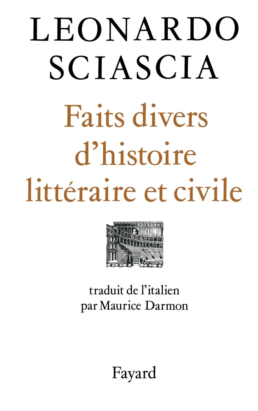 Faits divers d'histoire littéraire et civile 9782213027340