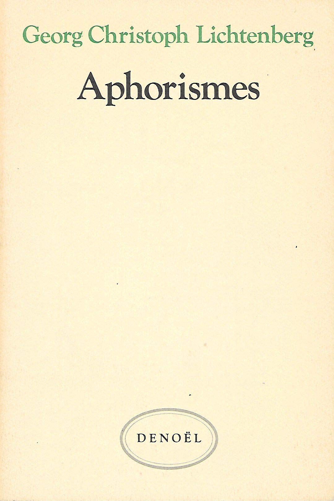 APHORISMES 9782207231470