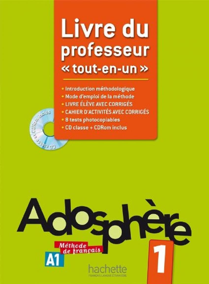 Adosphère 1 - Livre du professeur (A1) 9782011557254