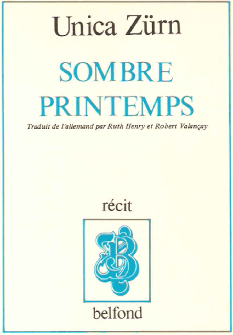 Sombre printemps 9782714417329