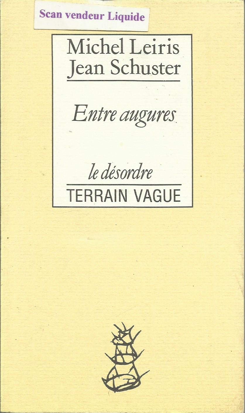 Entre augures 9782852081284