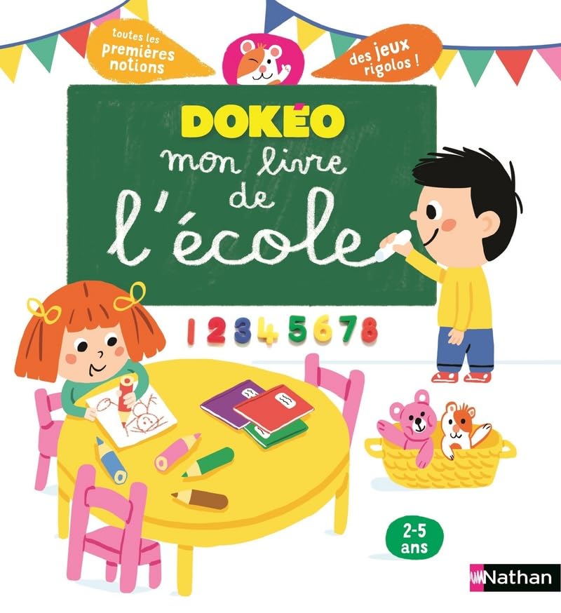 Mon livre de l'école - Dokéo - 2 à 5 ans 9782092574690