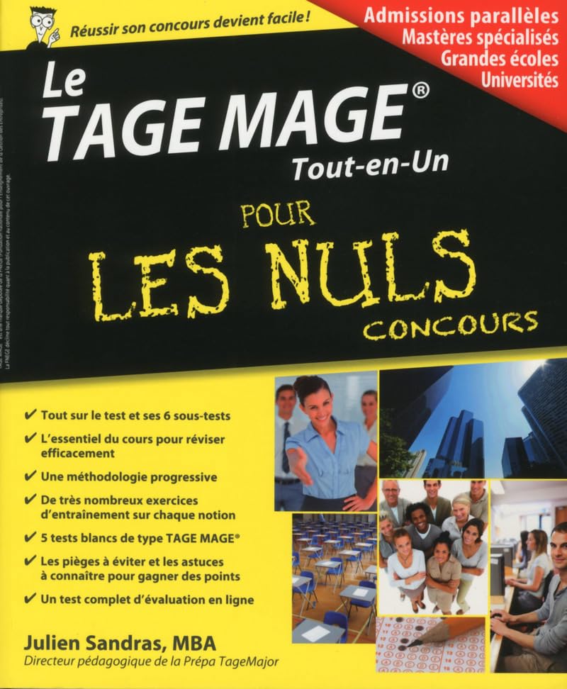 Le TAGE MAGE pour les Nuls 9782754067843