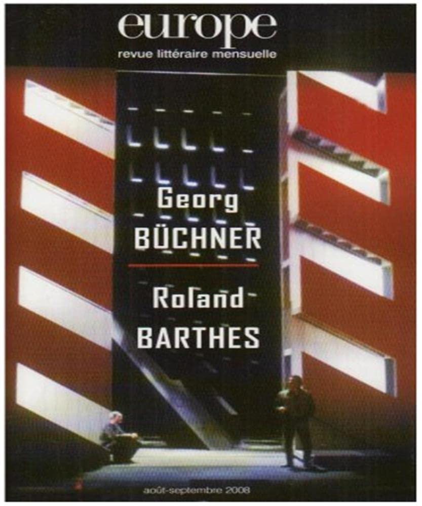 EUROPE GEORG BUCHNER/ROLAND BARTHES 952/953 9782351500187