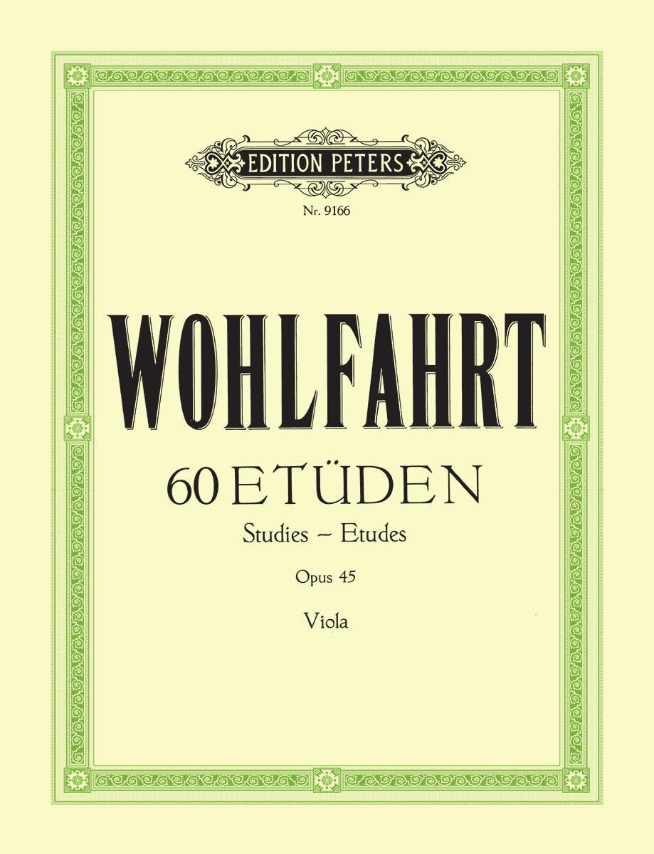 60 Etüden für Violine solo op. 45: für Viola bearbeitet 9790014074067