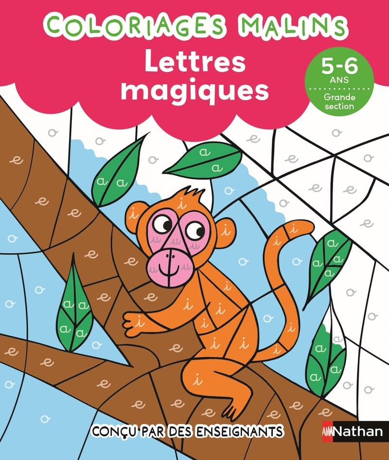 Lettres magiques GS - Coloriages malins - Dès 5 ans 9782095029685