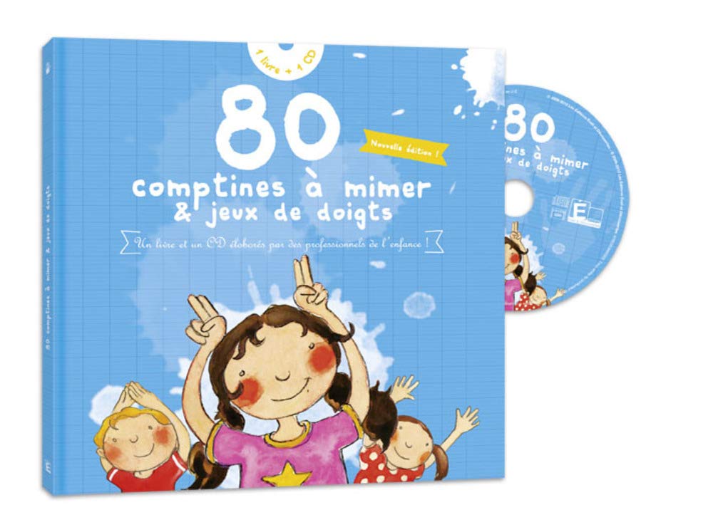 80 Comptines à mimer & jeux de doigts 9782353660025