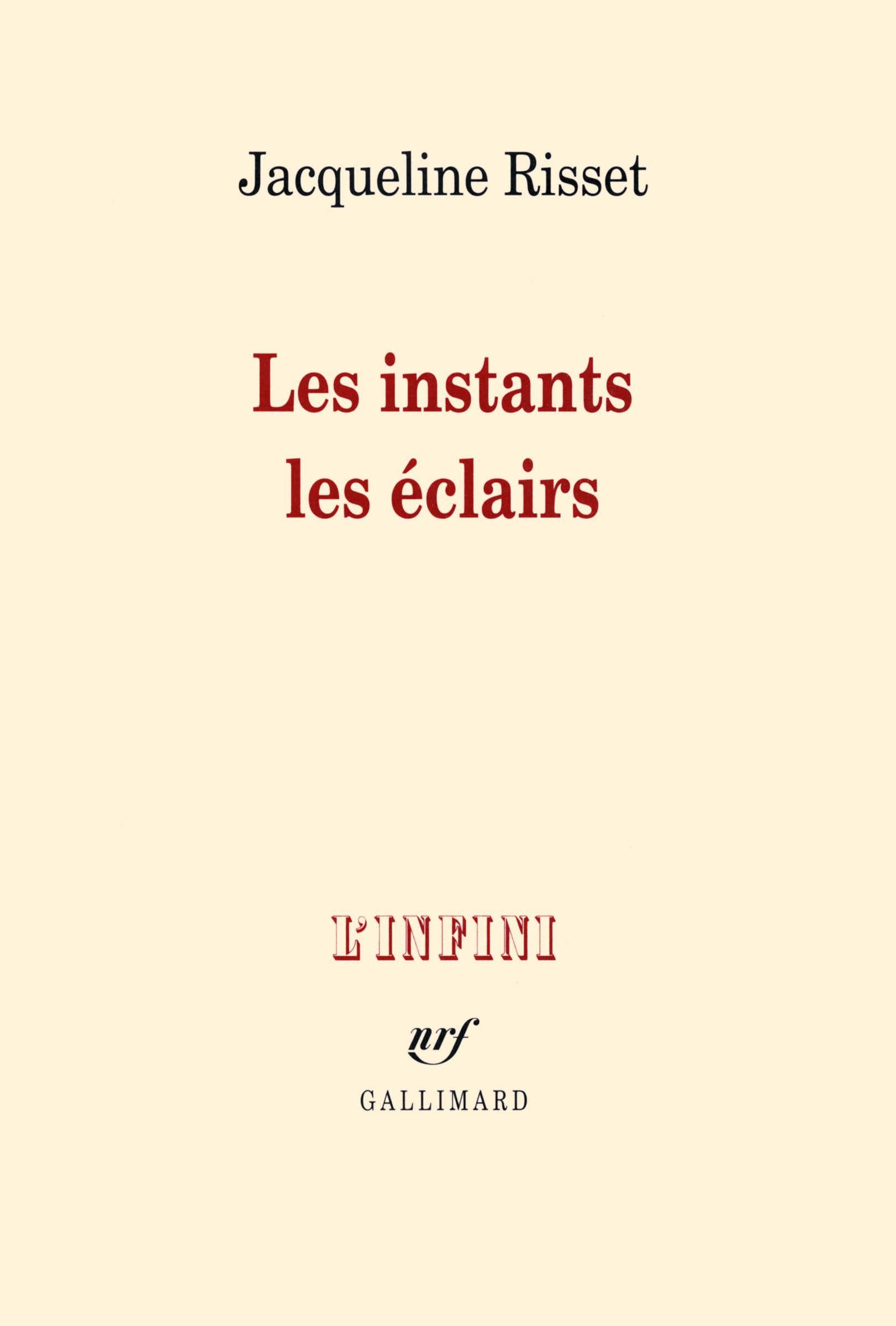 Les instants les éclairs 9782070144020