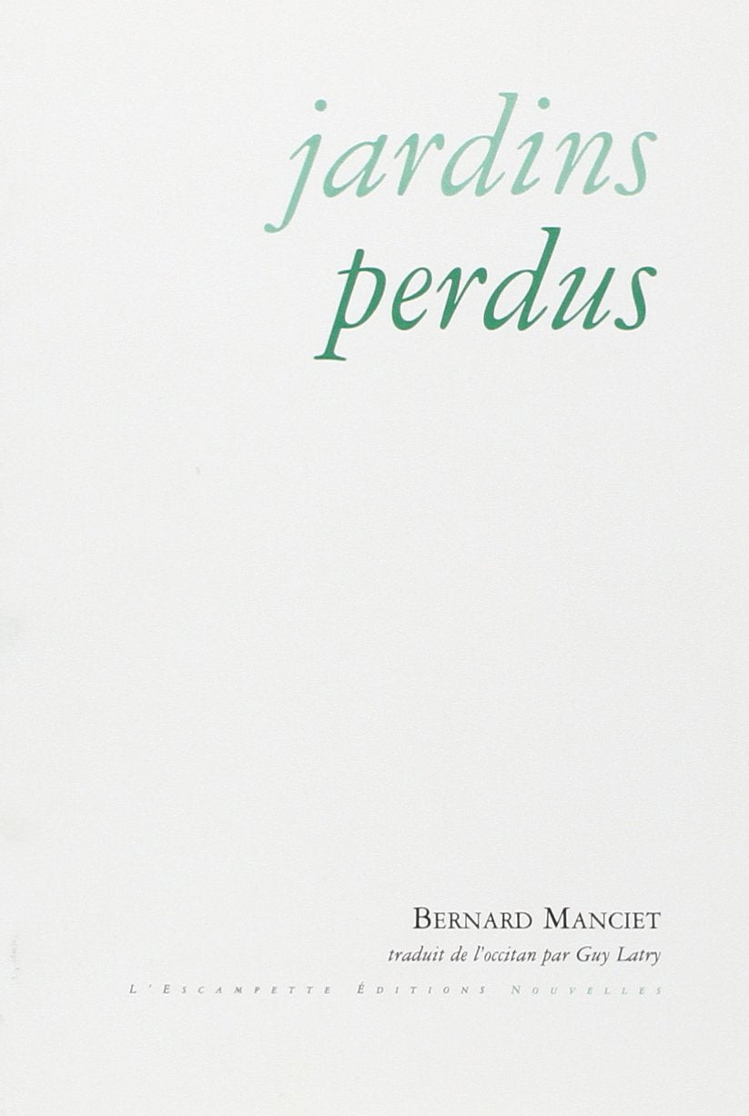 Jardins perdus T. 1 9782914387668