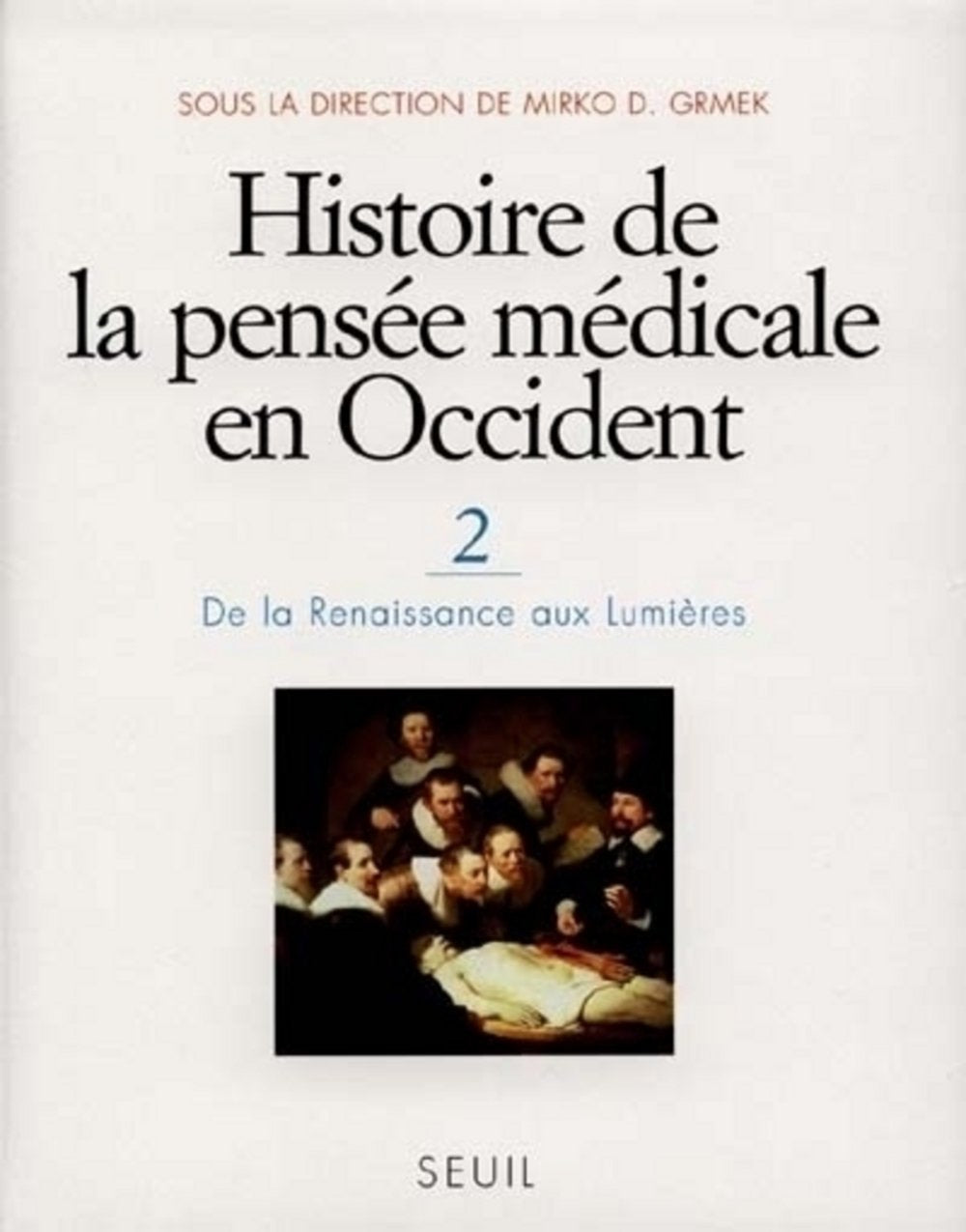 Histoire de la pensée médicale en Occident, tome 2: De la Renaissance aux Lumières 9782020221405