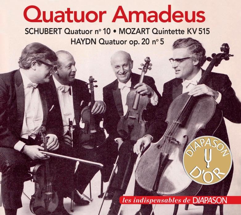 Quatuor Amadeus Joue Schubert Mozart et Haydn 3701025805485