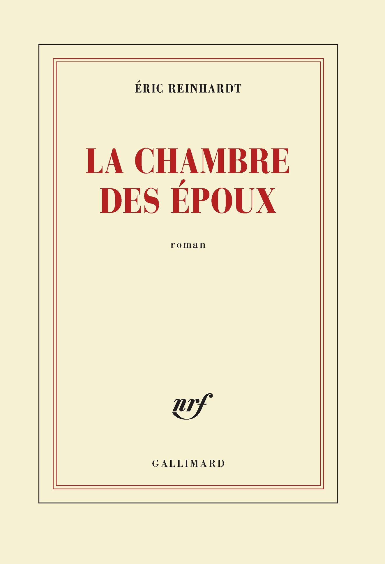 La chambre des époux 9782070197200