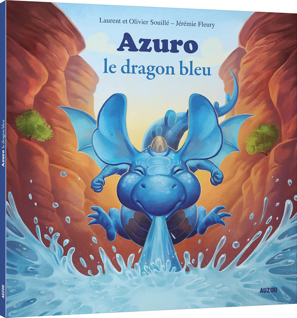 Azuro le dragon bleu (petit format) 9782733834770