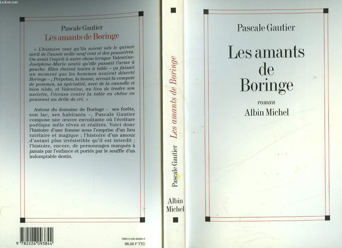 Les amants de Boringe 9782226093844