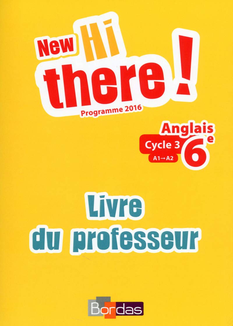 New Hi there! 6e 9782047334478