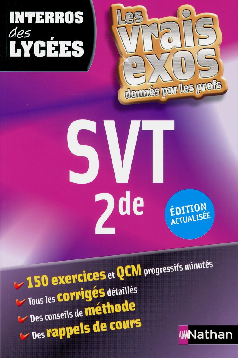 Interros des Lycées SVT 2de 9782091884530