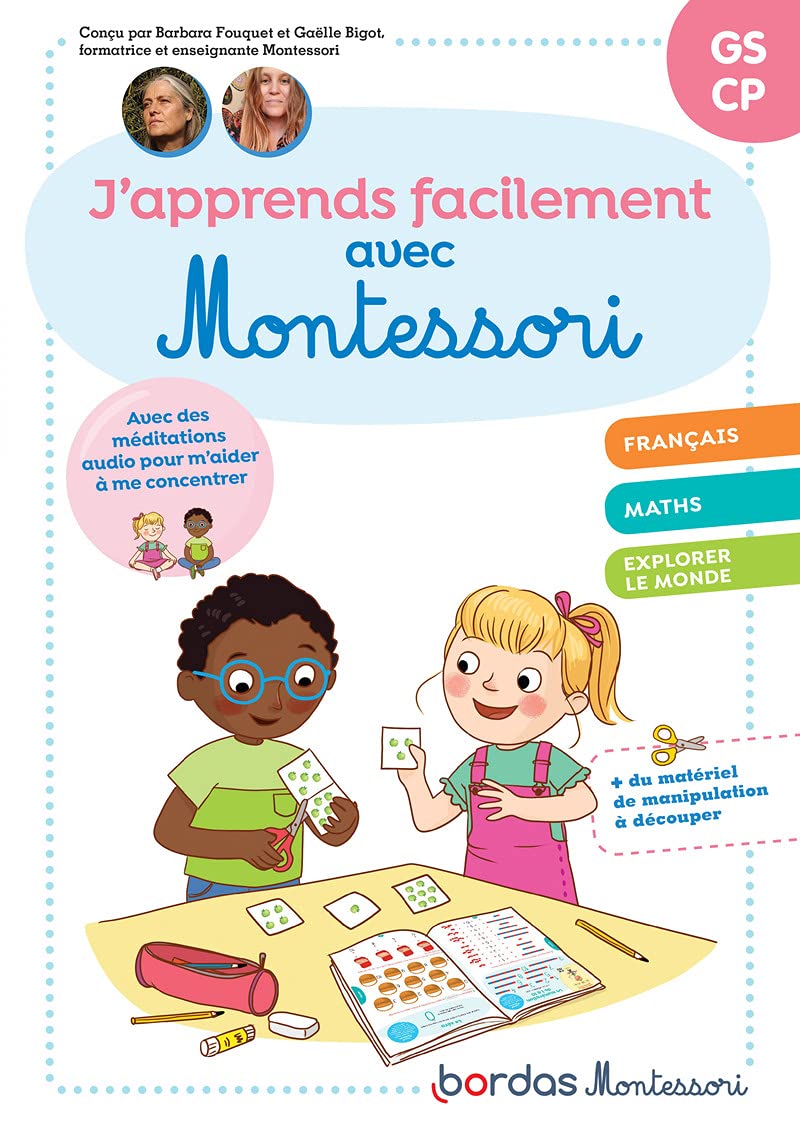 J'apprends facilement avec Montessori Grande Section - CP 9782047359334