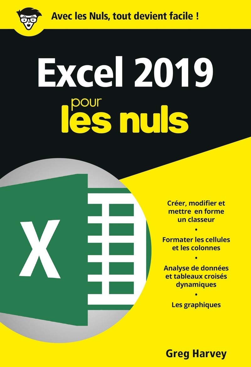 Excel 2019 pour les Nuls, poche 9782412048610