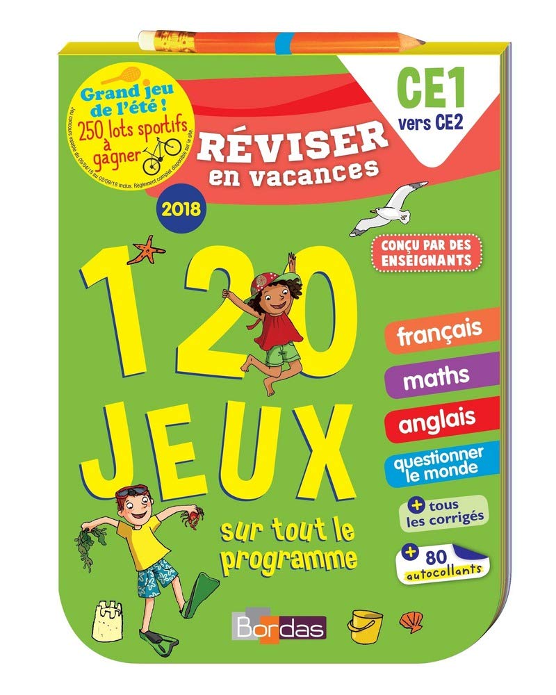 Réviser en vacances CE1 vers CE2- Cahier de vacances 9782047356692