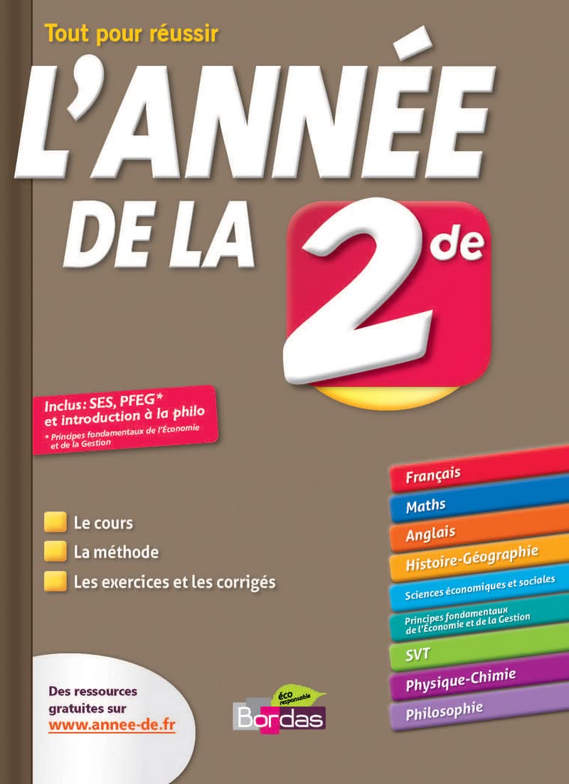 L'Année de la 2nde - Toutes les matières 9782047319604