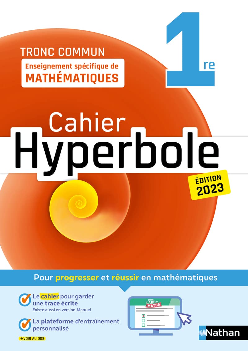 Cahier Hyperbole 1re | Mathématiques 9782095025366