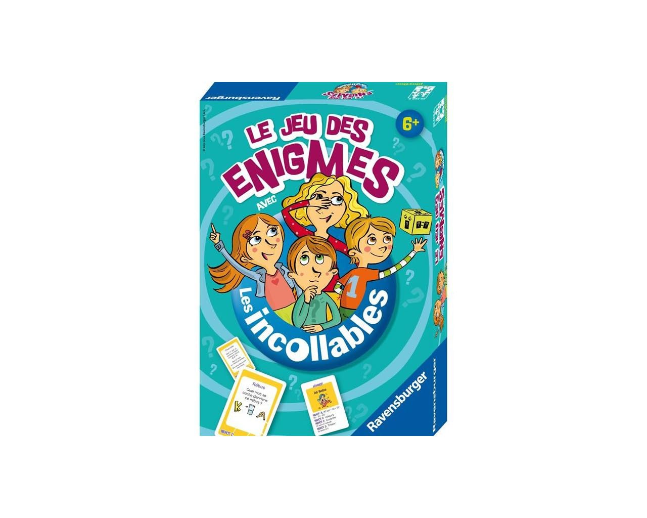 Ravensburger - Le jeu des Enigmes des Incollables - Les Incollables - Jeu Familial - Enfant et Parents - De 2 à 6 Joueurs à partir de 6 ans - Mixte - 26568 - Version française 4005556265688