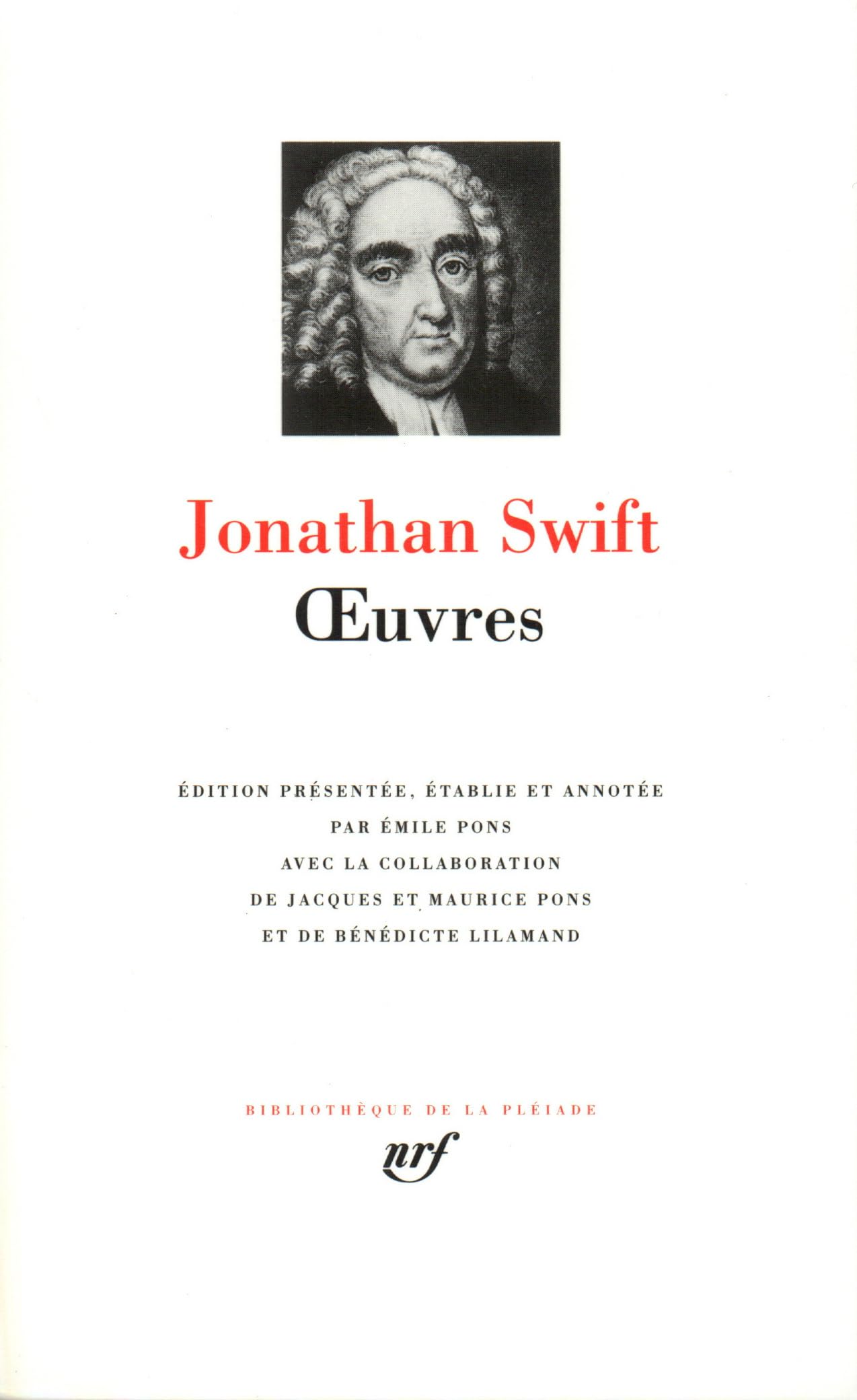 Swift : Oeuvres 9782070105441