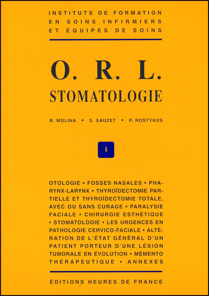 ORL stomatologie 9782853851589