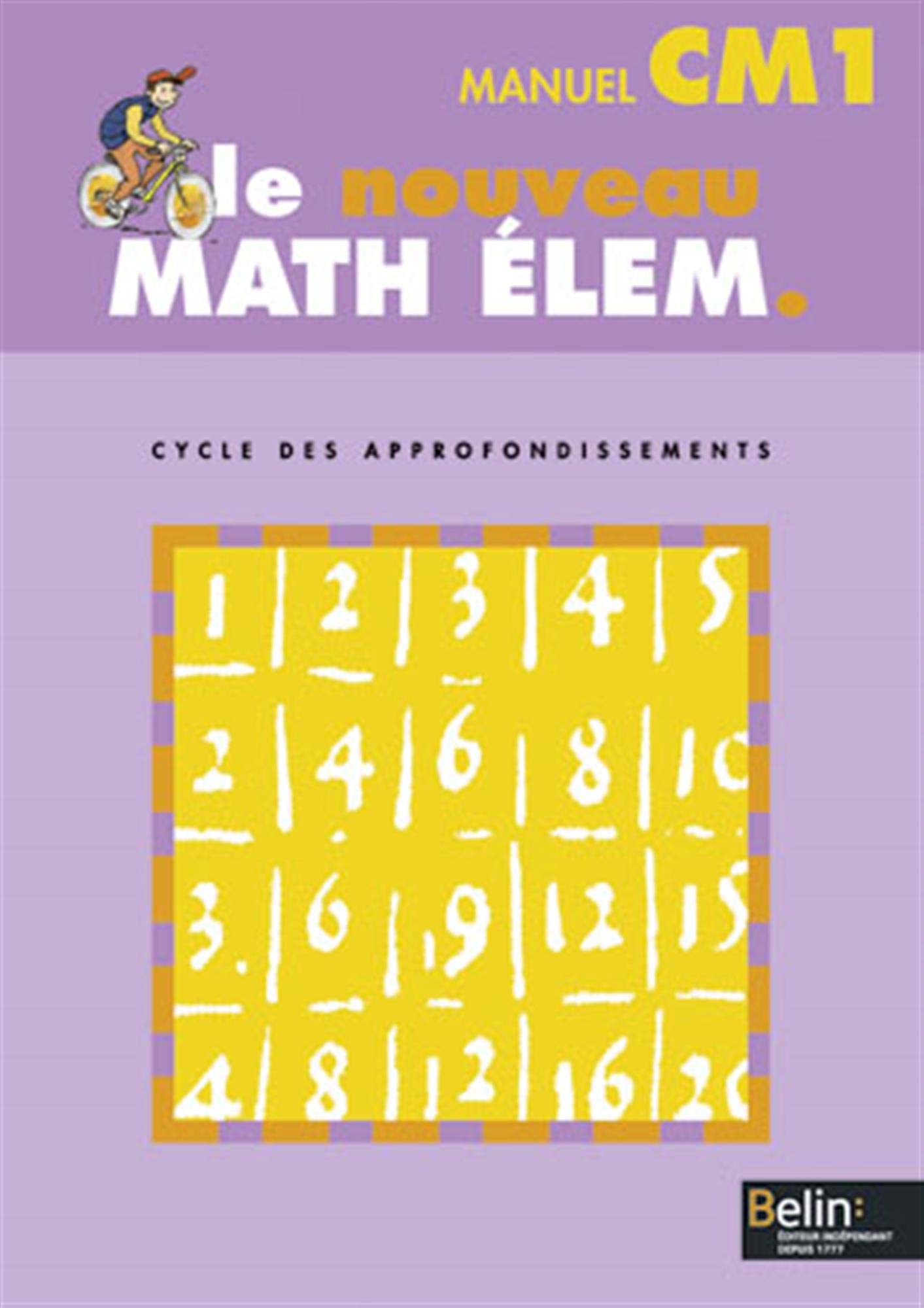 Math élem. : CM1 (livre de l'élève) 9782701129419