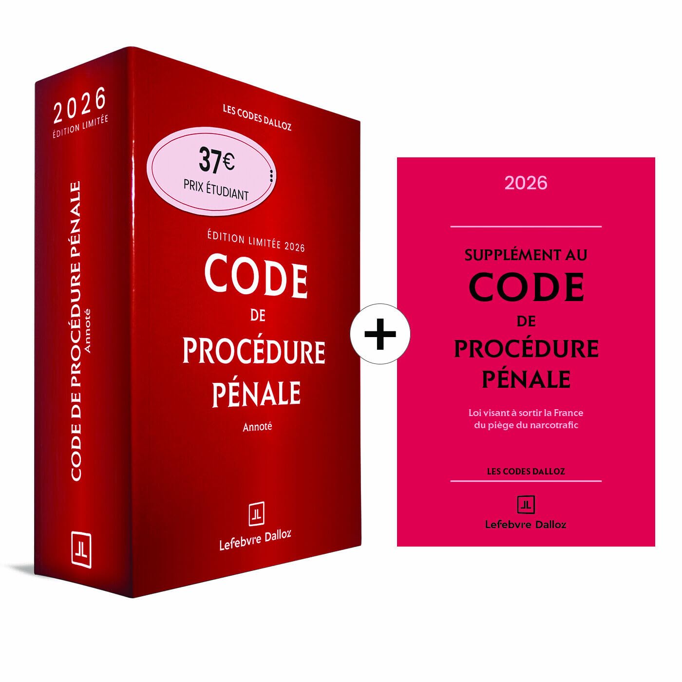 Code de procédure pénale 2026 annoté. Édition limitée. 67e éd. + Supplément "loi narcotrafic" inclus 9782247240340