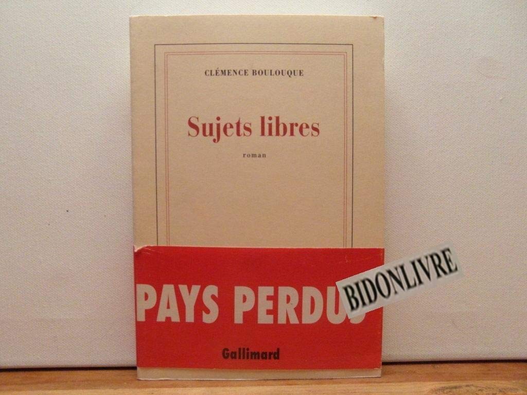 Sujets libres 9782070770595