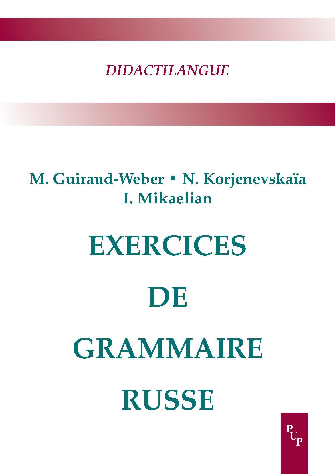 Exercices de grammaire russe 9782853995313