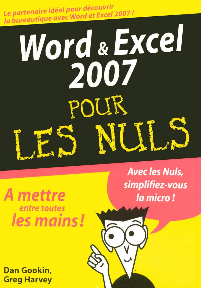 Word & Excel 2007 MegaPoche Pour les Nuls 9782754004374