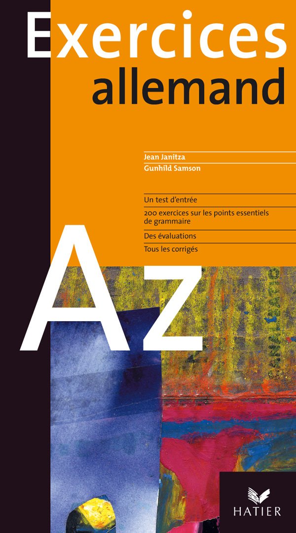 Exercices : L'Allemand de A à Z 9782218745683