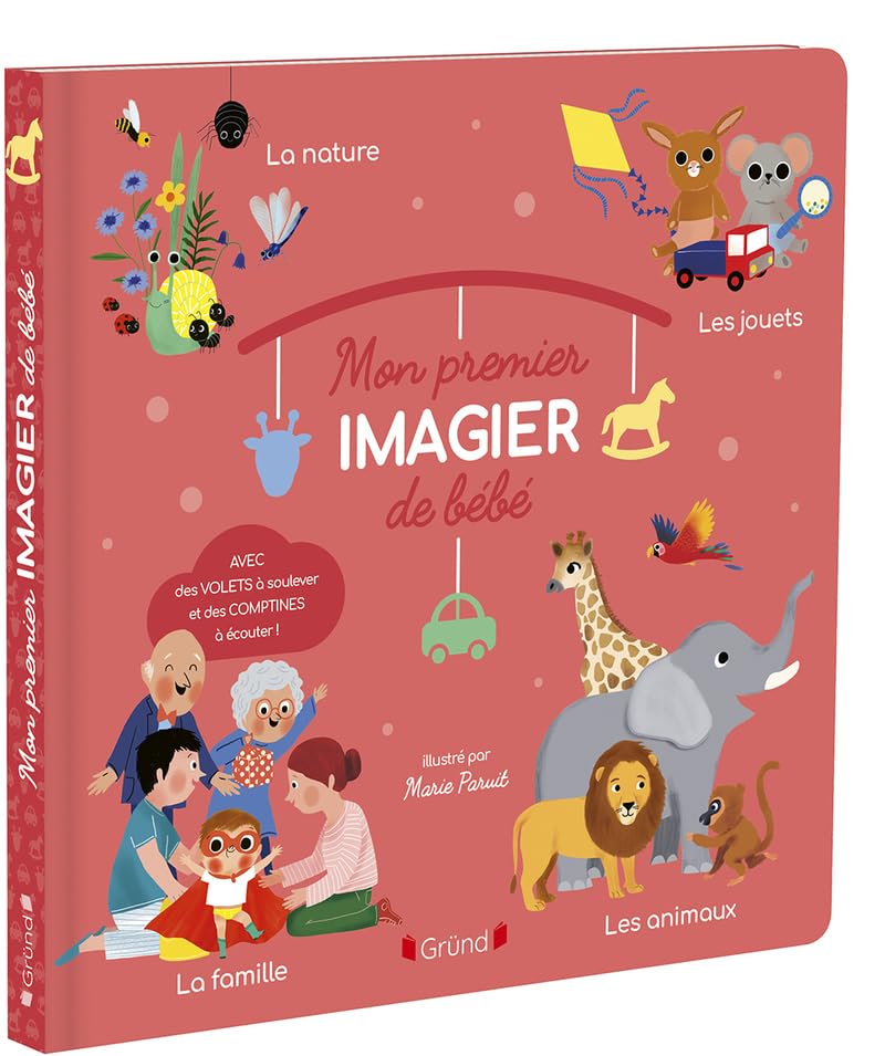 Mon premier imagier de bébé Livre d'éveil Dès 12 mois 9782324032998