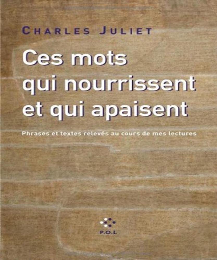 Ces mots qui nourrissent et qui apaisent: Phrases et textes relevés au cours de mes lectures 9782846822817