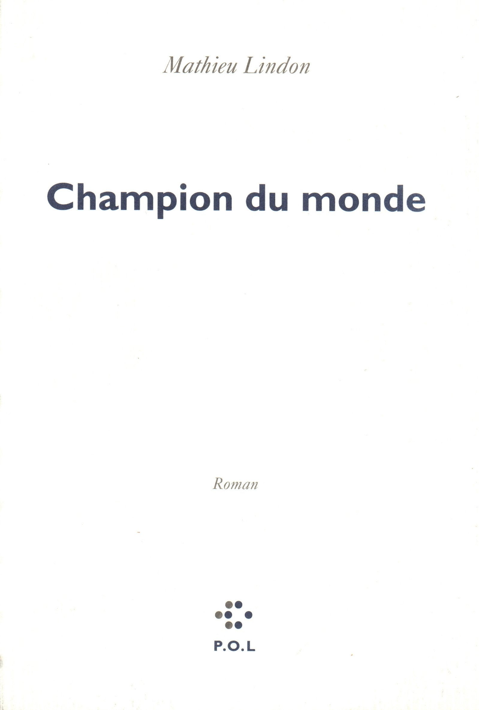 Champion du monde 9782867444395