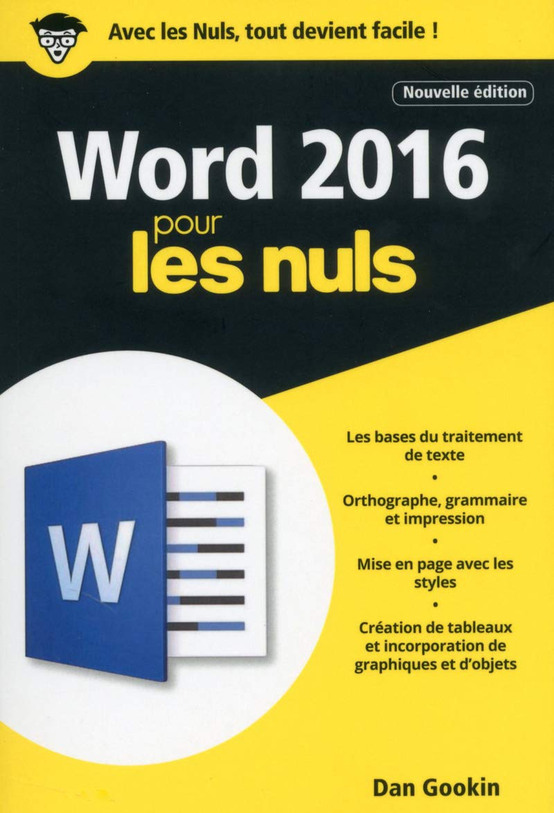 Word 2016 2ed Poche Pour les Nuls 9782412025888