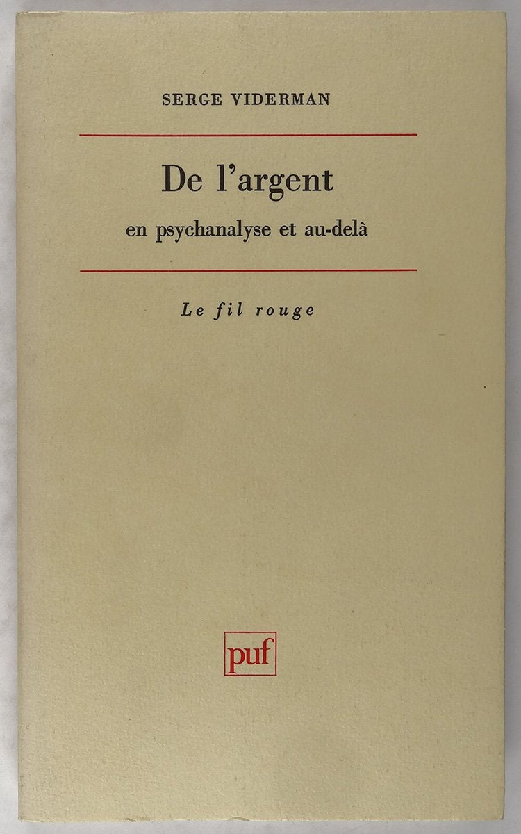IAD-ARGENT EN PSYCHANALYSE & AU-DELA 9782130444169