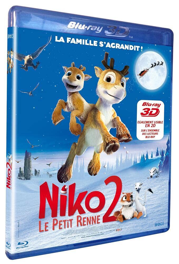 Niko le petit renne 2 3D compatible 2D [Blu-ray 3D] [Blu-ray 3D] 3700447512025