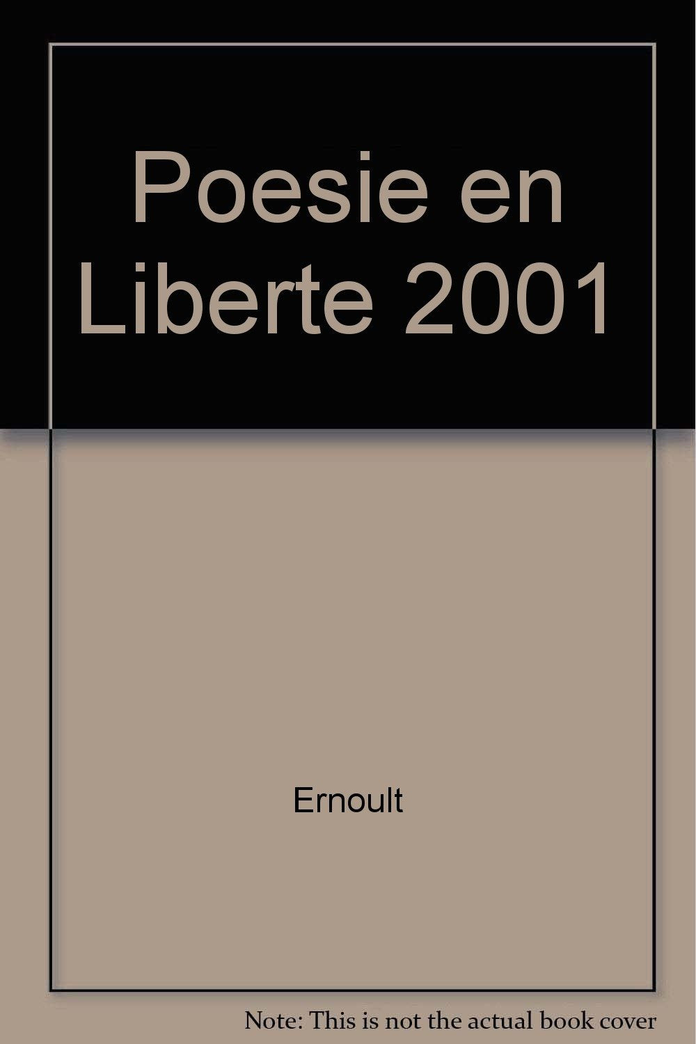 Poésie en Liberté 2001 9782218738227