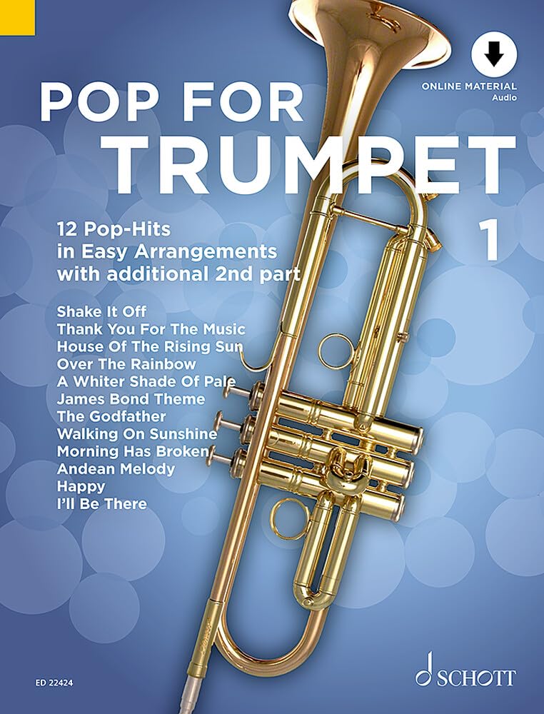 Pop For Trumpet Volume 1 +CD --- Trompette (avec une seconde trompette adlib) 9790001158879