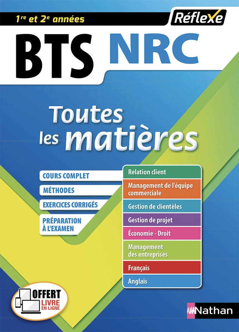 BTS Négociation et relation client - Toutes les matières (08) 9782091651101