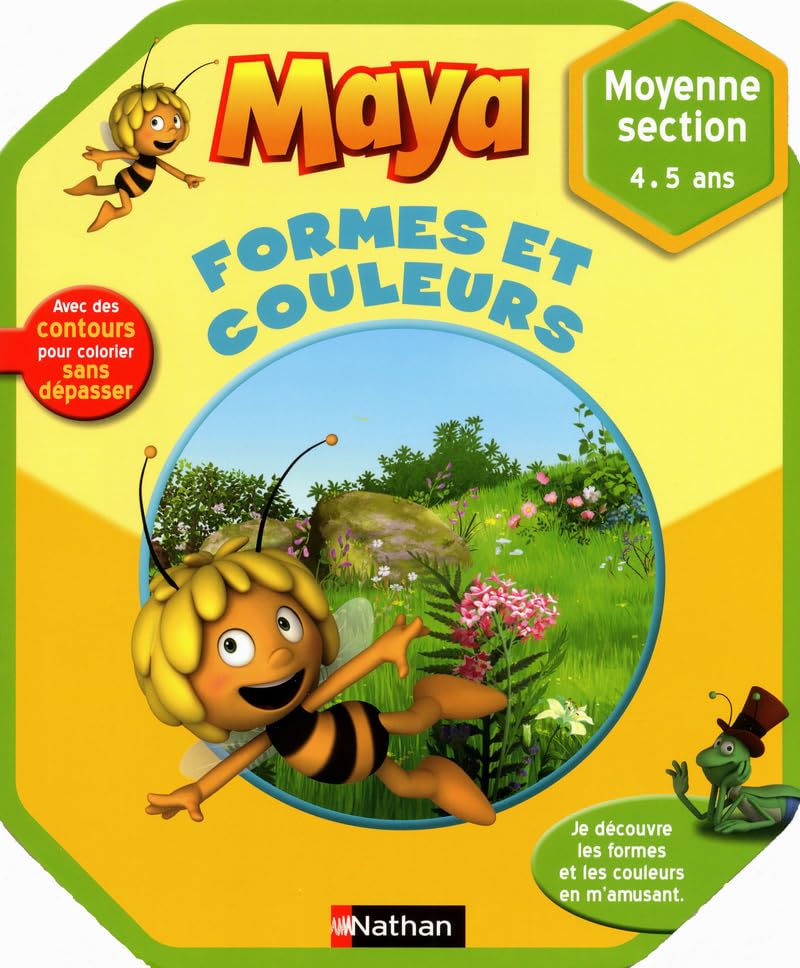 Maya l'abeille - Formes et couleurs - 4/5 ans: Moyenne Section 9782091879949