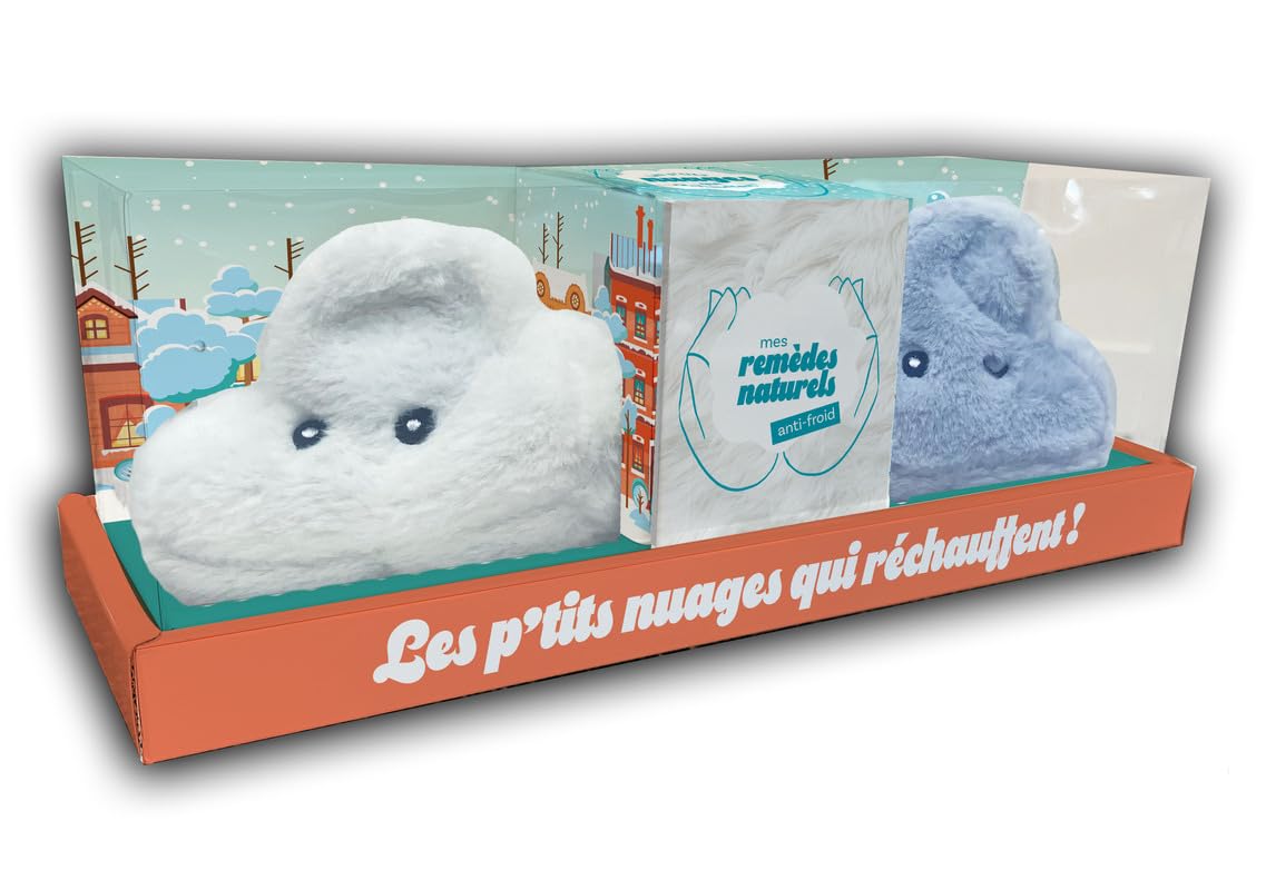 Coffret Les p'tits nuages qui réchauffent - Bouillottes: Bouillottes - nuages - hiver - cocooning - cadeau 9782412097113