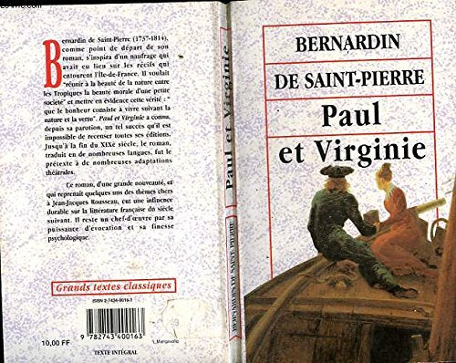 PAUL ET VIRGINIE 9782743400163