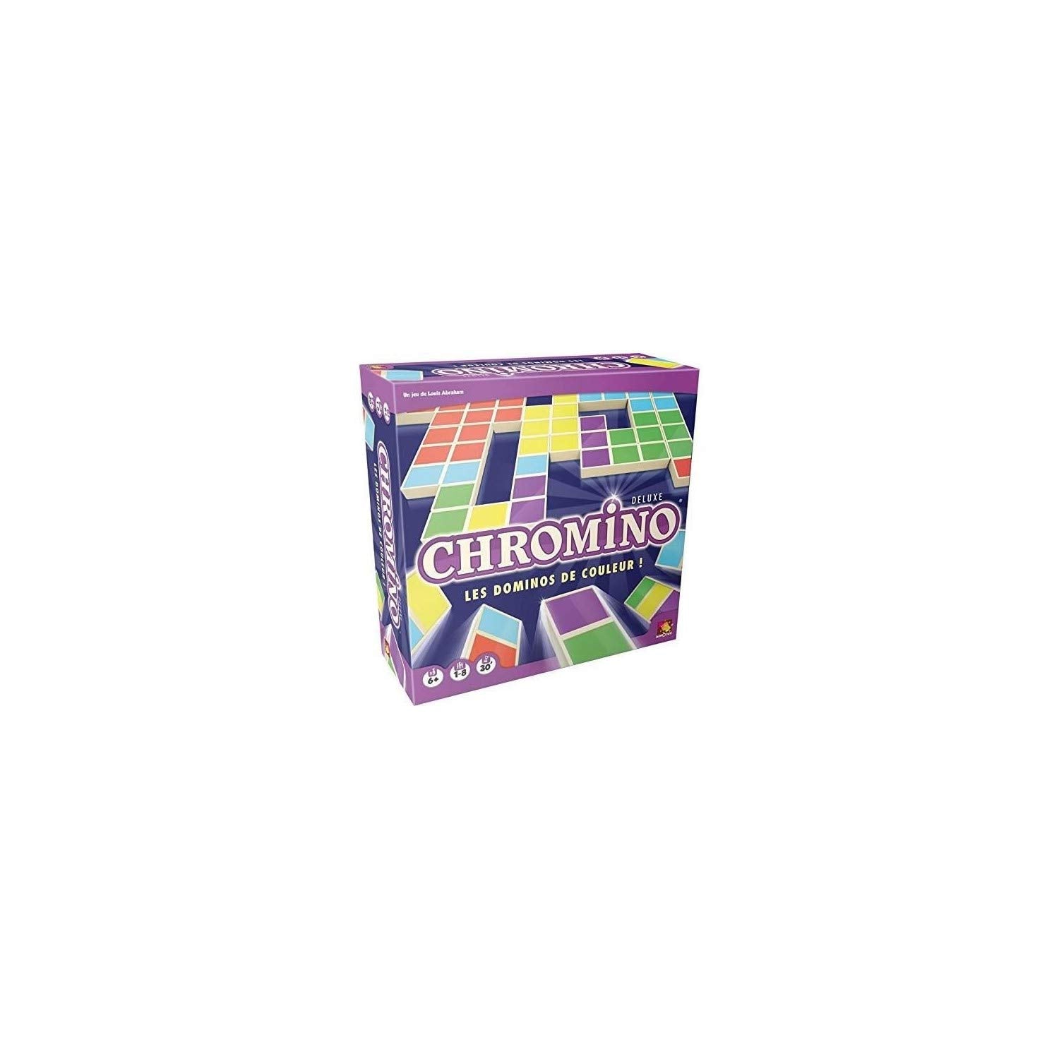 Asmodee | Zygomatic | Chromino : Deluxe | Jeu de société | À partir de 6 Ans | 1 à 8 Joueurs | 30 Minutes 3558380026884