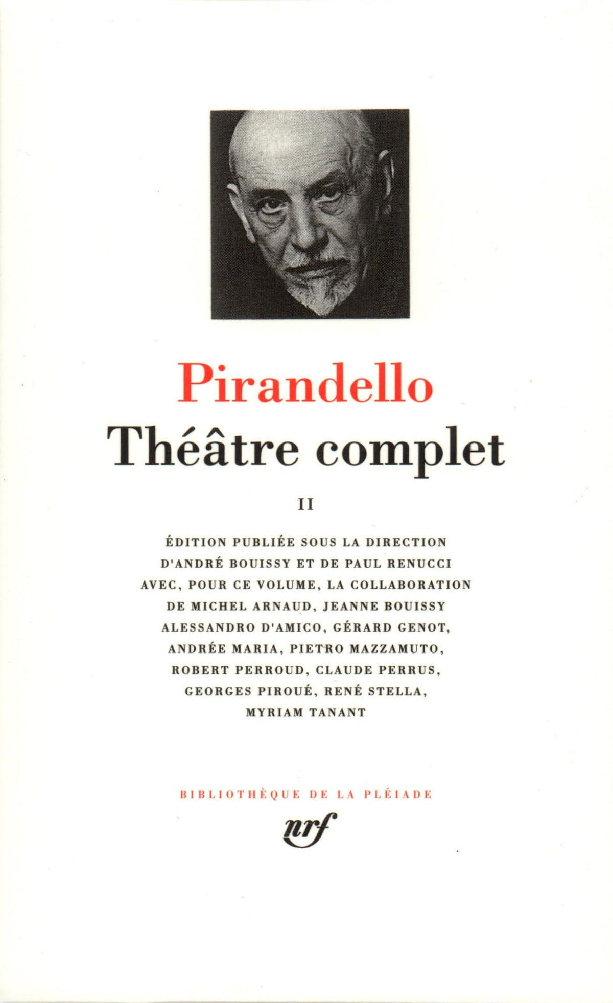 Pirandello : Théâtre complet, tome 2 9782070110957